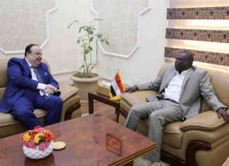 تاور يلتقي السفير المصري لدى السودان تاور يلتقي السفير المصري لدى السودان