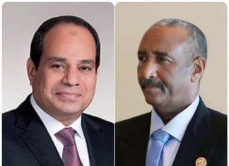 البرهان يبعث برسالة للسيسي البرهان يبعث برسالة للسيسي