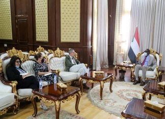 التعايشي وفولكر يبحثاث تسريع تشكيل الآلية العليا لمراقبة اتفاقية السلام التعايشي وفولكر يبحثاث تسريع تشكيل الآلية العليا لمراقبة اتفاقية السلام