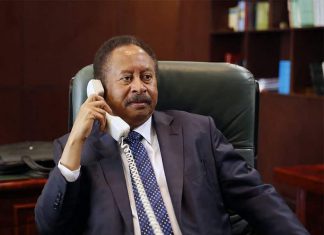 حمدوك يتلقى رسالة من الرئيس الإريتري تناولت تطورات الأوضاع بإثيوبيا حمدوك يتلقى رسالة من الرئيس الإريتري تناولت تطورات الأوضاع بإثيوبيا