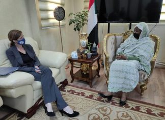 مريم الصادق ترحب بسامانثا باور وتبحث تعزيز العلاقات مع الوكالة مريم الصادق ترحب بسامانثا باور وتبحث تعزيز العلاقات مع الوكالة