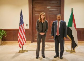 مديرة (المعونة) الأمريكية لحمدوك:لمست التغيير والأمل في الشارع السوداني رغم الظروف الاقتصادية مديرة (المعونة) الأمريكية لحمدوك:لمست التغيير والأمل في الشارع السوداني رغم الظروف الاقتصادية