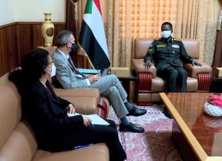 كباشي يلتقى رئيس بعثة يونيتامس كباشي يلتقى رئيس بعثة يونيتامس