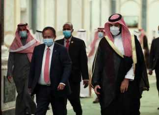 حمدوك يتلقى دعوة من ولي العهد السعودي حمدوك يتلقى دعوة من ولي العهد السعودي