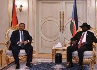 حمدوك وسلفاكير يبحثان مسار إنفاذ اتفاقية السلام بجنوب السودان حمدوك وسلفاكير يبحثان مسار إنفاذ اتفاقية السلام بجنوب السودان