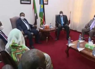 حمدوك ورياك يبحثان قضايا سلام جنوب السودان والتطورات الاقليمية حمدوك ورياك يبحثان قضايا سلام جنوب السودان والتطورات الاقليمية