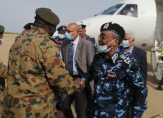 وصول وزيرا الداخلية والصحة إلى ولاية كسلا وصول وزيرا الداخلية والصحة إلى ولاية كسلا