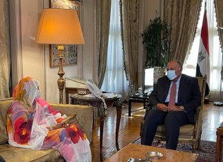 “للتشاور”.. مباحثات بين مريم الصادق ووزير الخارجية المصري “للتشاور”.. مباحثات بين مريم الصادق ووزير الخارجية المصري