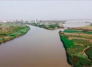 انخفاض منسوب النيل بالخرطوم الى 17 مترا فقط انخفاض منسوب النيل بالخرطوم الى 17 مترا فقط