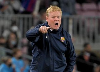 مؤتمر صحفي مثير للجدل لمدرب برشلونة كومان مؤتمر صحفي مثير للجدل لمدرب برشلونة كومان