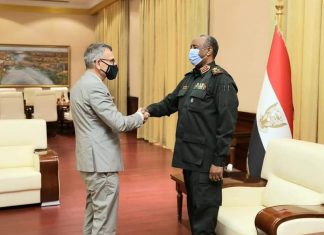 لقاء البرهان و فولكر بيرتس لقاء بين البرهان و فولكر بيرتس