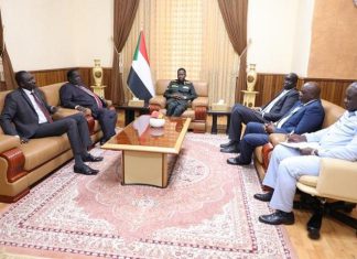 كباشي يشيد بدور رئيس حكومة الجنوب لتحقيق السلام في السودان كباشي يشيد بدور رئيس حكومة الجنوب لتحقيق السلام في السودان