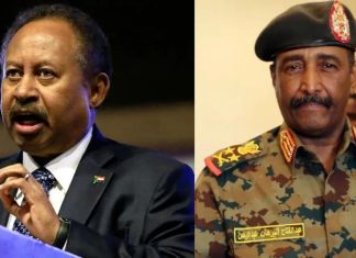 الوساطة تصطدم بشروط البرهان وحمدوك الوساطة تصطدم بشروط البرهان وحمدوك