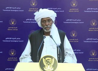 ترشيح “ترك” لمجلس السيادة والبرهان يشترط ترشيح “ترك” لمجلس السيادة والبرهان يشترط