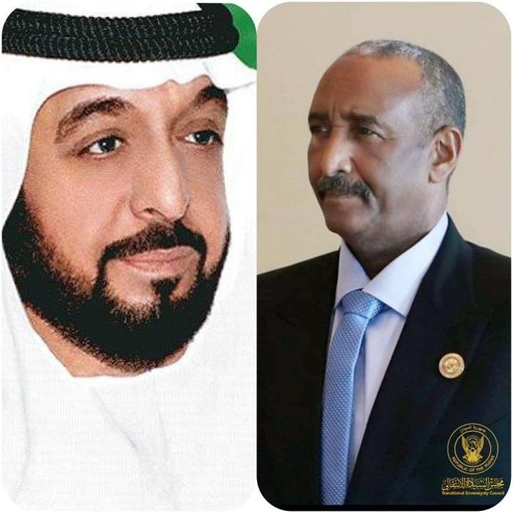 البرهان يبعث ببرقية تهنئة لرئيس دولة الإمارات البرهان يبعث ببرقية تهنئة لرئيس دولة الإمارات