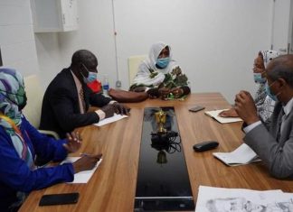 وفد رسمي يزور جناح السودان في إكسبو دبي وفد رسمي يزور جناح السودان في إكسبو دبي