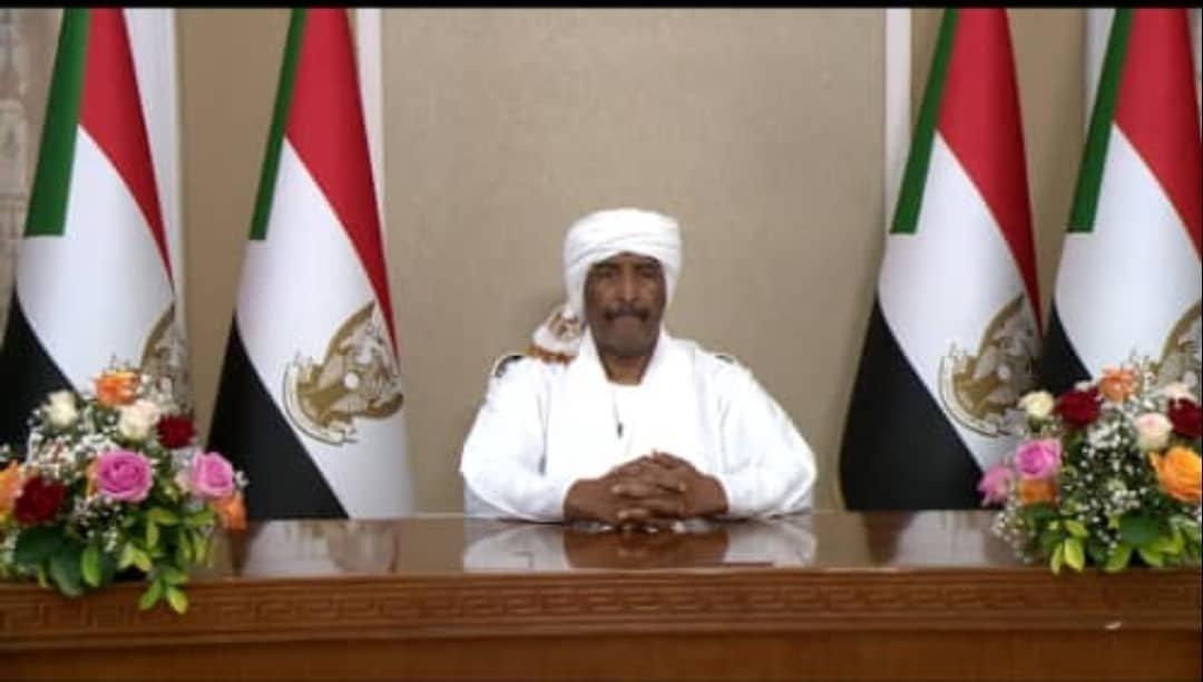 كلمــة رئيس مجلس السيادة (الانقلابي) بمناسبة عيــد الإستقلال الـ (66) للبلاد. كلمــة رئيس مجلس السيادة (الانقلابي) بمناسبة عيــد الإستقلال الـ (66) للبلاد.