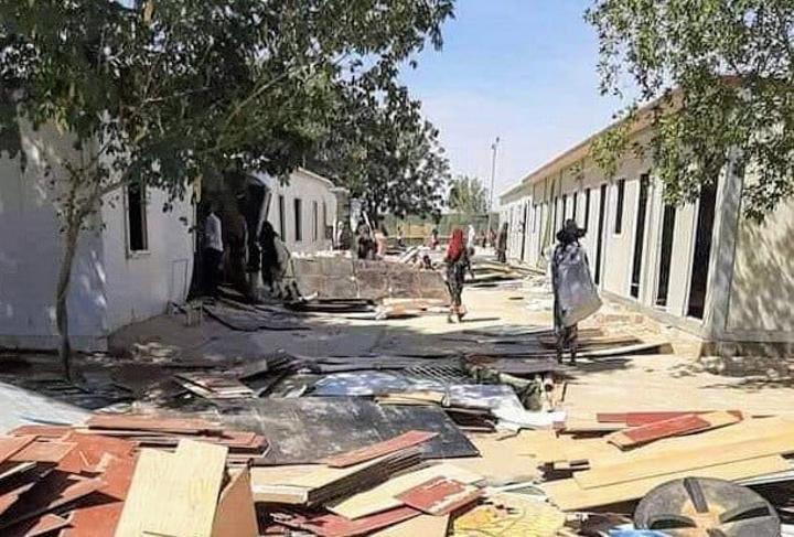 نهب مقر اليوناميد بالمالحة ، شمال دارفور نهب مقر اليوناميد بالمالحة ، شمال دارفور