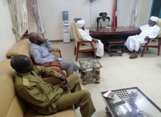 المدير التنفيذي لمحلية الدندر يستقبل وفد منظمة الأغتنام المدير التنفيذي لمحلية الدندر يستقبل وفد منظمة الأغتنام