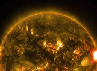 عاصفة شمسية تدمر 40 قمرا صناعيا أطلقتها “سبيس إكس” عاصفة شمسية تدمر 40 قمرا صناعيا أطلقتها "سبيس إكس"