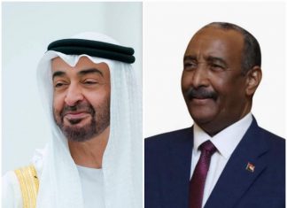 مباحثات مرتقبة بين البرهان و محمد بن زايد مباحثات مرتقبة بين البرهان و محمد بن زايد
