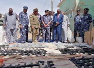 مكافحة التهريب بكسلا تضبط حوالي (5800)مسدس مكافحة التهريب بكسلا تضبط حوالي (5800 )مسدس