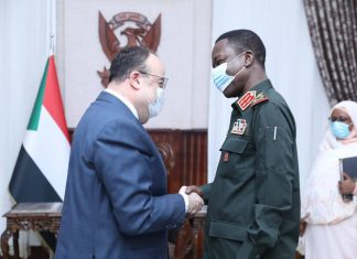 كباشي يبحث مع سفير مصر العلاقات الثنائية كباشي يبحث مع سفير مصر العلاقات الثنائية