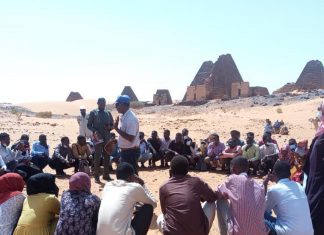 رحلة علمية لطلاب التاريخ بجامعة الإمام المهدي للمناطق الأثرية بنهر النيل رحلة علمية لطلاب التاريخ بجامعة الإمام المهدي للمناطق الأثريةبنهر النيل