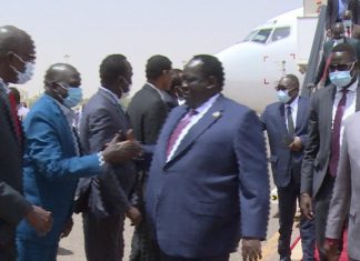 مستشار رئيس جمهورية جنوب السودان للشؤون الأمنية يصل الخرطوم مستشار رئيس جمهورية جنوب السودان للشؤون الأمنية يصل الخرطوم