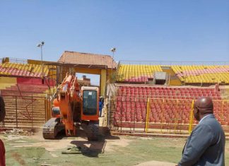 انطلاق العمل في تأهيل استاد المريخ انطلاق العمل في تأهيل استاد المريخ