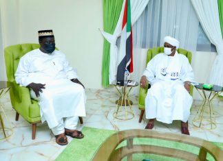 نائب رئيس مجلس السيادة يستقبل نائب رئيس جمهورية جنوب السودان نائب رئيس مجلس السيادة يستقبل نائب رئيس جمهورية جنوب السودان