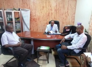 وزير الصحة المكلف بالنيل الأبيض يستقبل رئيس بعثة الايقاد بالسودان وزير الصحة المكلف بالنيل الأبيض يستقبل رئيس بعثة الايقاد بالسودان