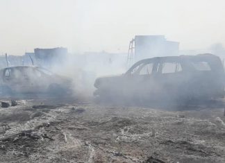 حريق يقضي على محال تجارية بسوق المالحة بشمال دارفور حريق يقضي على محال تجارية بسوق المالحة بشمال دارفور