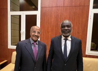 جبريل يلتقي مبعوث الرئيس الاريتري د.جبريل يلتقي مبعوث الرئيس الاريتري