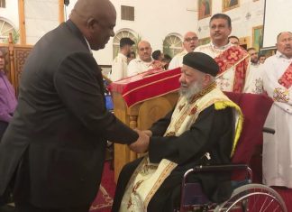 أبو القاسم برطم يشهد إحتفال كنيسة الشهيدين باعياد القيامة أبو القاسم برطم يشهد إحتفال كنيسة الشهيدين باعياد القيامة