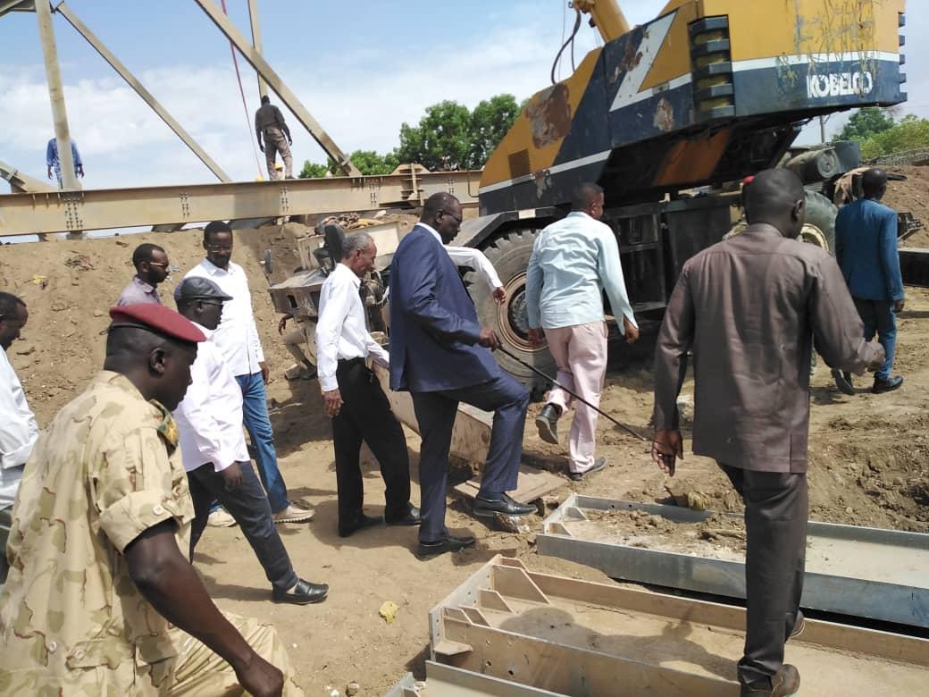 حاكم النيل الأزرق يتفقد مشروع كوبري خور برنق الجديد حاكم النيل الأزرق يتفقد مشروع كوبري خور برنق الجديد