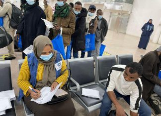 مشروع المبادرة الأوربية المشتركة للعودة الطوعية يعيد131 سودانيا من ليبيا مشروع المبادرة الأوربية المشتركة للعودة الطوعية يعيد131 سودانيا من ليبيا