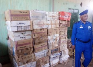 ضبط سجائر مهرب بالشمالية الي دول مجاورة ضبط سجائر مهرب بالشمالية الي دول مجاورة