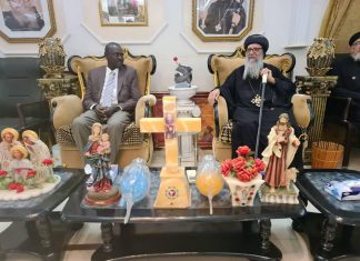 والي الخرطوم يزور مطرانية مارجرجس بأمدرمان والي الخرطوم يزور مطرانية مارجرجس بأمدرمان