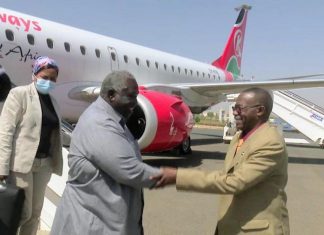 عضو السيادي عقار يعود للبلاد بعد زيارة رسمية لجمهورية كينيا عضو السيادي عقار يعود للبلاد بعد زيارة رسمية لجمهورية كينيا
