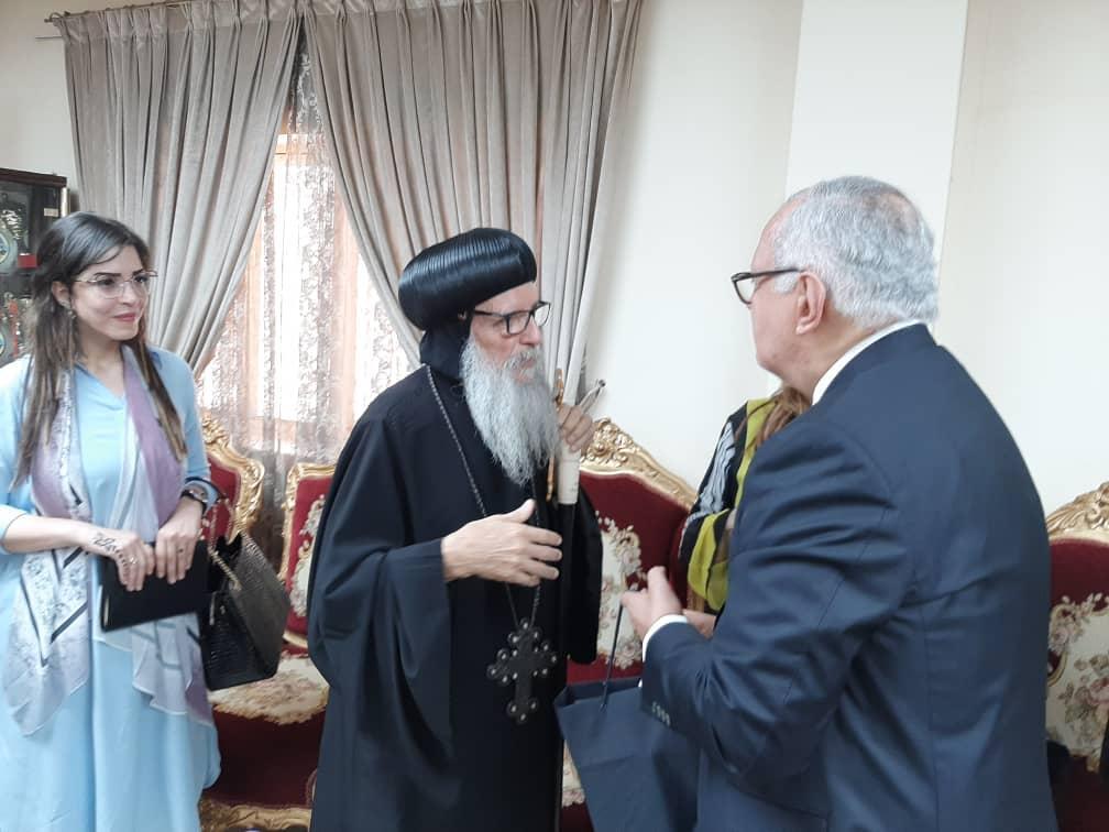 وفد المجتمع المصري يزور مقر الكنيسة القبطية الأرثوذكسية بالخرطوم وفد المجتمع المصري يزور مقر الكنيسة القبطية الأرثوذكسية بالخرطوم