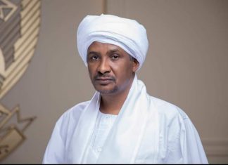 دقلو ينعي رئيس دولة الإمارات العربية دقلو ينعي رئيس دولة الإمارات العربية