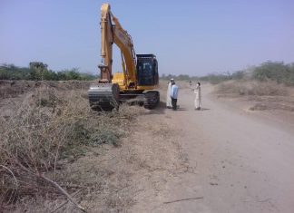 وزارة البنى التحتية تقف على التروس والحمايات بمحلية بربر وزارة البنى التحتية تقف على التروس والحمايات بمحلية بربر