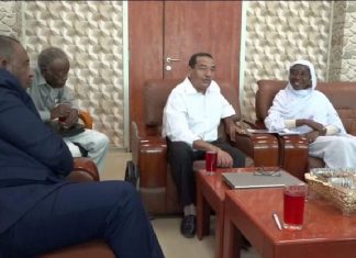 وكيل الثروة يلتقي وفد إعادة تأهيل المركز السوداني التركي وكيل الثروة يلتقي وفد إعادة تأهيل المركز السوداني التركي