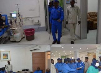 مدير الخدمات الطبية بالشرطة يتفقد مركز غسيل الكُلى بمستشفى الشرطة مدير الخدمات الطبية بالشرطة يتفقد مركز غسيل الكُلى بمستشفى الشرطة