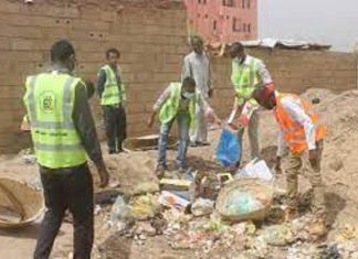 حملة كبرى لإصحاح البيئة بالحاج يوسف حملة كبرى لإصحاح البيئة بالحاج يوسف