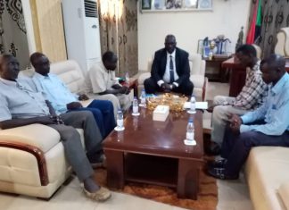 بادي يطلع على ترتيبات انطلاقة أعمال مخيم العيون بالنيل الأزرق بادي يطلع على ترتيبات انطلاقة أعمال مخيم العيون بالنيل الأزرق