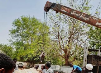 وصول 4 مضخات مياه جديدة لمحطة تنقية مياه مدني وصول 4 مضخات مياه جديدة لمحطة تنقية مياه مدني