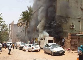 إندلاع حريق بمستشفى المودة بالخرطوم إندلاع حريق بمستشفي المودة بالخرطوم