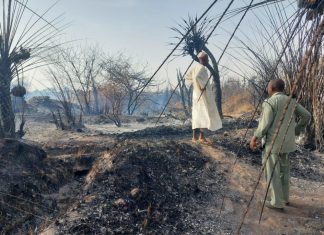 حريق بمنطقة الكرو بمحلية ابوحمد خلٌف خسائر فادحة حريق بمنطقة الكرو بمحلية ابوحمد خلٌف خسائر فادحة